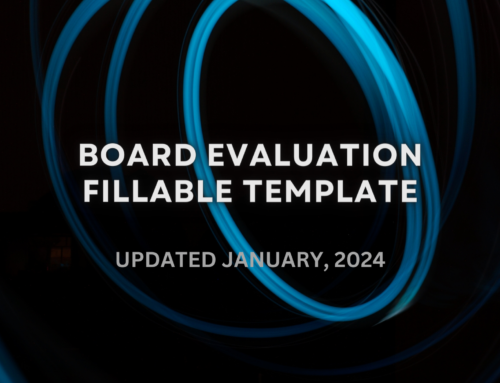 Board Evaluation Template (Fillable)