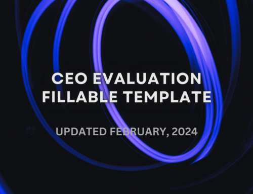 FILLABLE CEO EVALUATION TEMPLATE